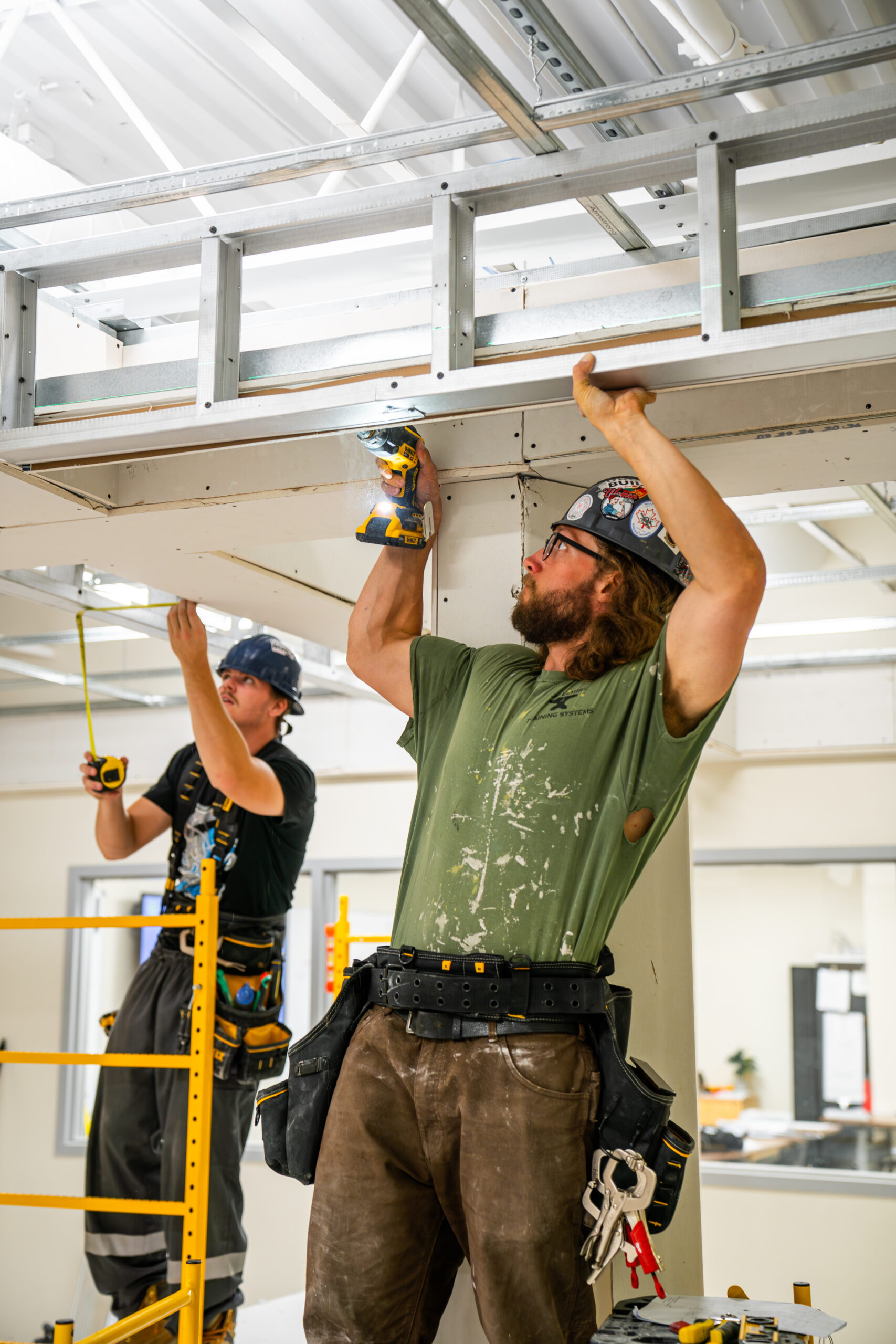 Build Training Hands-on Training for High School Students Creating Construction ...